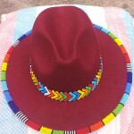 Maasai beaded tourist hat