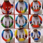 Beaded necklaces with earings