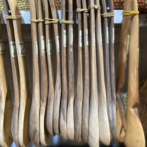 Big wood spoons set